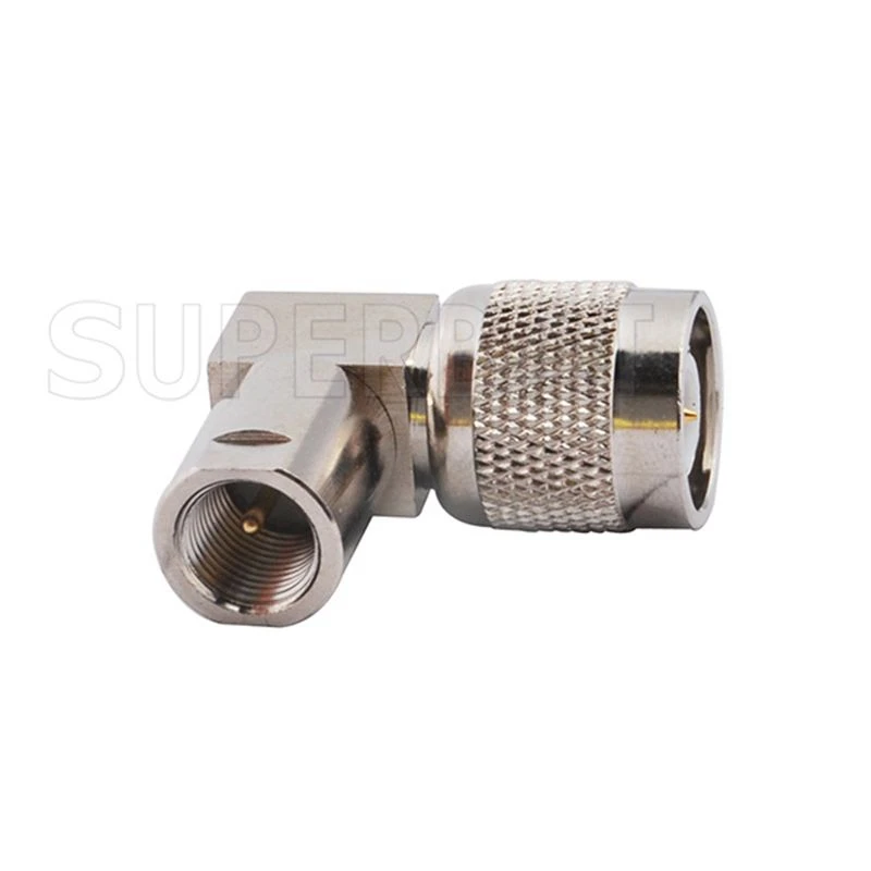 TNC Male to FME Plug RF Coaxial Adapter Right Angle Connector