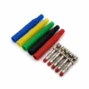 10Pcs Straight Insulated Safety 4mm Male Banana Plug Solder Type DIY Connector ► Photo 2/6