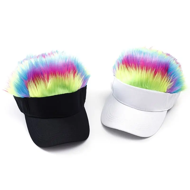 Для взрослых, креативный парик, бейсбольная шляпа, модная, индивидуальная, для мужчин, женщин, солнцезащитная Кепка для гольфа