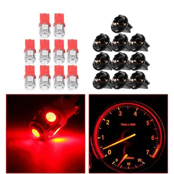 

Parts Instrument lights Replacement ​Red T10 SMD Gauge Cluster Dash With Sockets