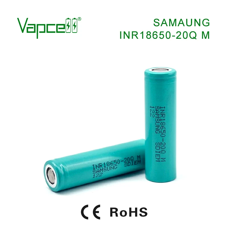 Высокомощная Оригинальная 18650 INR18650 20Q 2000mah 15A 3 7 v литий ионная перезаряжаемая