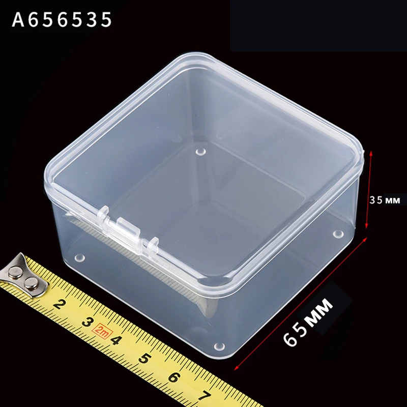 Plastic Box for Coins, Business Card, ID Card, Desk Tiny sundries Clips, Beads Craft small Accessories