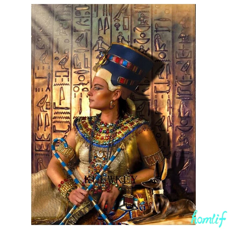 

nefertiti woman Diamond Painting Cross Stitch handmade Diamond Embroidery full Square Drill Diamond Mosaic Home Decor,