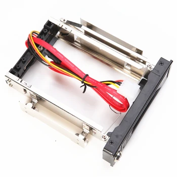 

Internal 5.25 Inch CD-ROM HDD Mobile Rack Mounting Bracket Frame Enclosure with SATA Cable for 3.5 Inch SATA I/II/III Hard Drive