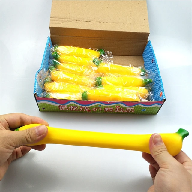 Shapable Banana carota verdura spremere giocattolo novità Fidget giocattoli antistress non Squish Toy bambini nuovi Palythings 5