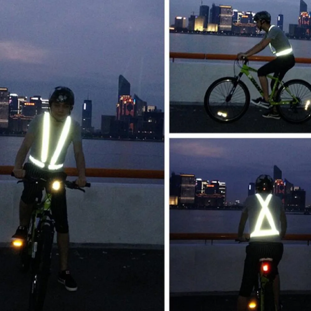 

High quality Reflective Safety Vest Lightweight and adjustable for Jogging, Cycling, Working, Motorcycle Riding or Running