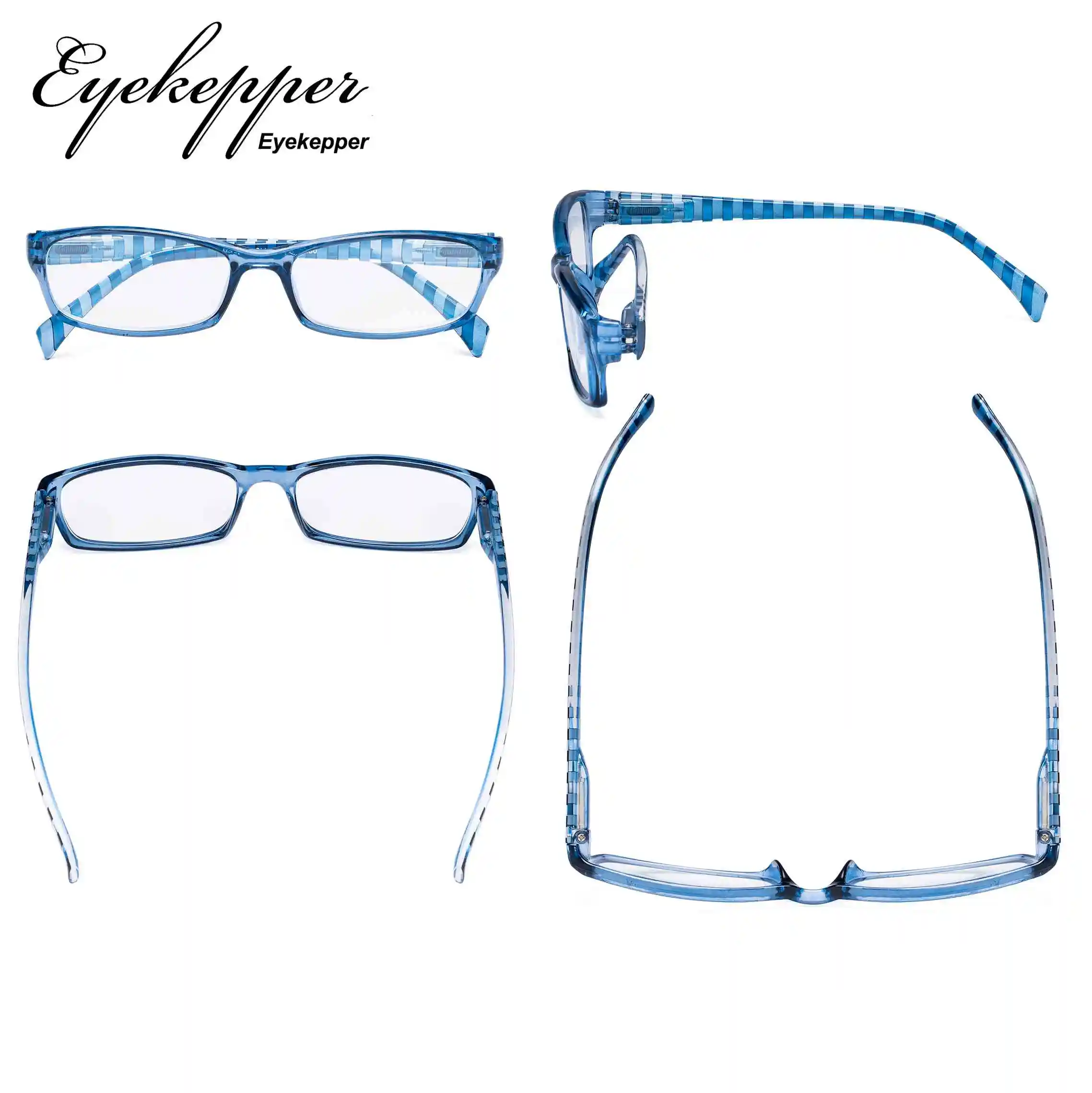 RT1803S-5pc-Mix Eyekepper женские очки для чтения-5 Пак женские Стильные Читатели с полосатыми дужками
