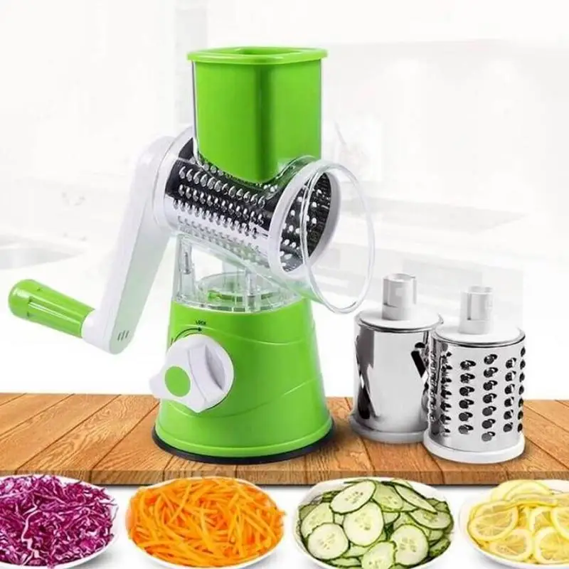 

Manual Vegetable Cutter Slicer Multifunctional Round Mandoline Slicer Potato Cheese Kitchen Gadgets Kitchen Accessories