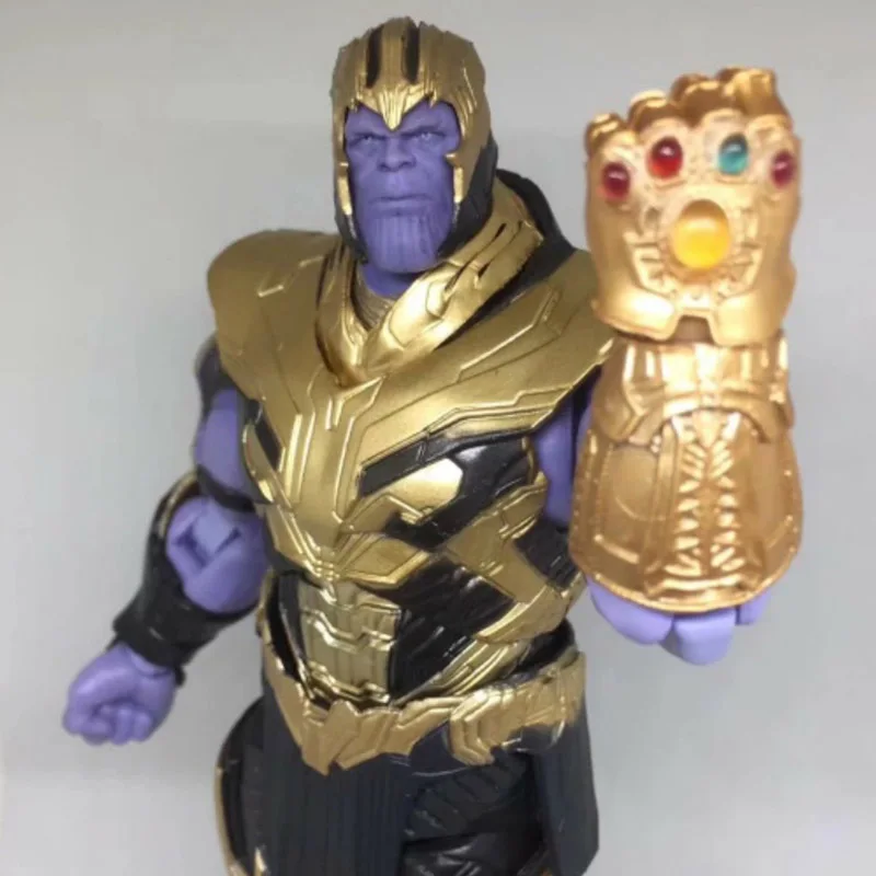 18 см коллекция Marvel Мстители танос Фигурки ПВХ горячие игрушки Детские подарки на