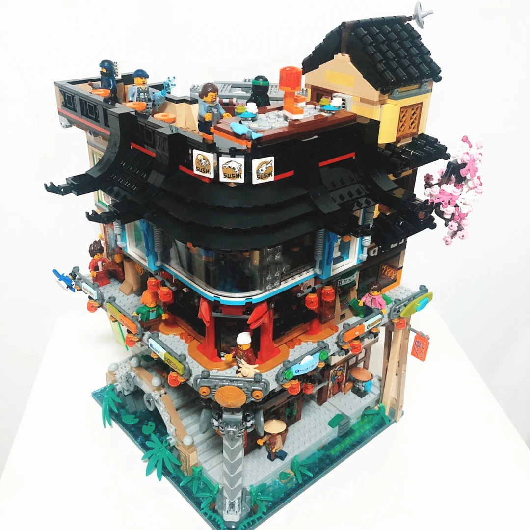 Ninjago City 06066 Masters of Spinjitzu совместимый с Iego 70620 светодиодный светильник строительные