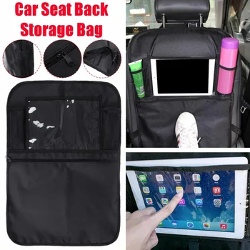 

1/2 PCS Universal Waterproof Car Seat Back Storage Bag Foldable Organizer Multi-Purpose Pockets Organizing Bag For Ipad Holder