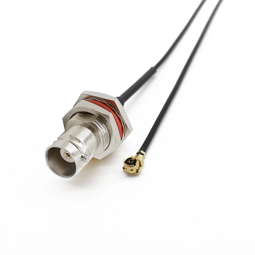 IPX /u.fl to BNC female pigtail 1.13 cable Copper Conductor for Instrument and Computer Networking PCI Wifi Card wireless Router |