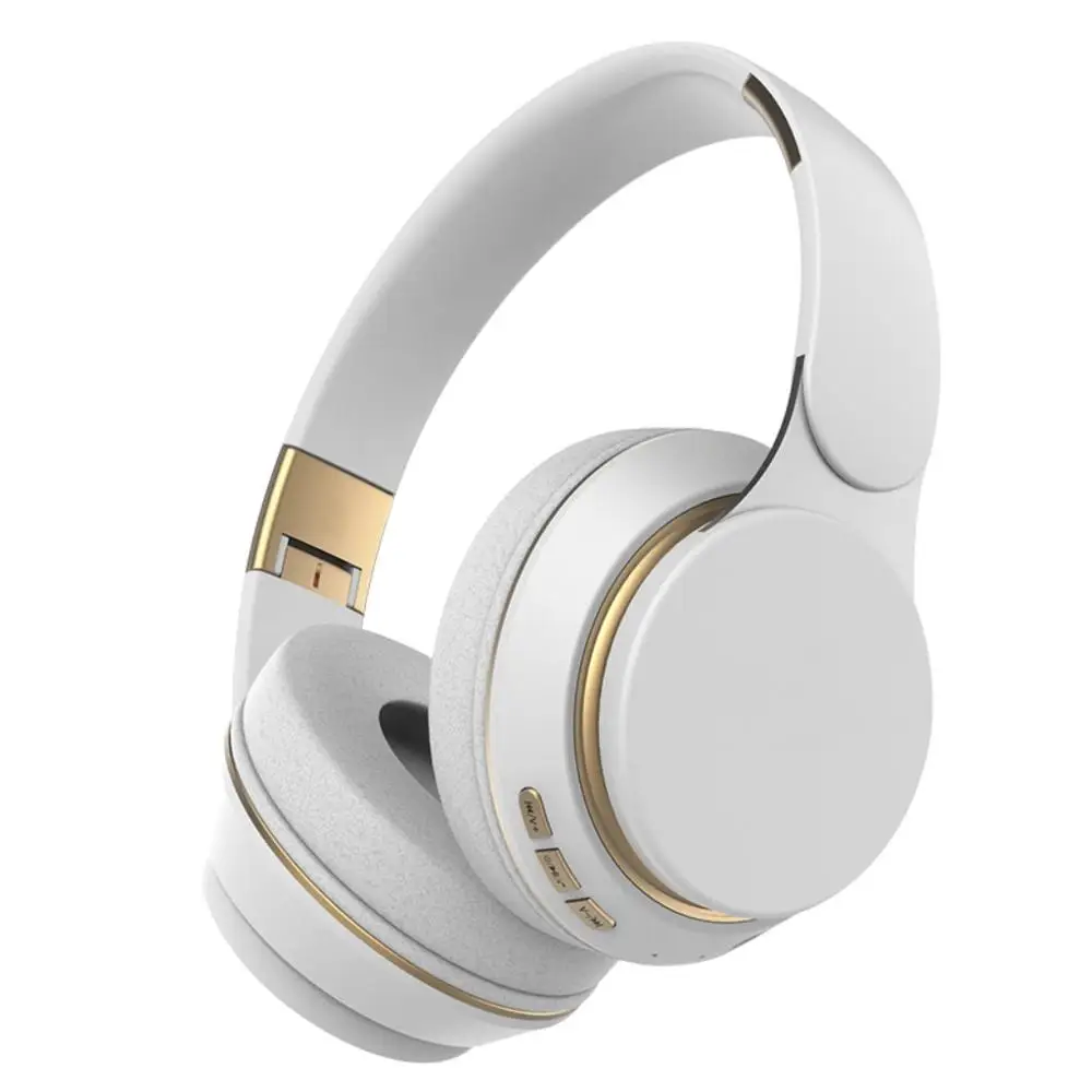 Bluetooth наушники, беспроводные наушники, стерео гарнитура Hi-Fi 2,4 ГГц с микрофоном для мобильных телефонов xiaomi iphone sumsamg - Цвет: Белый