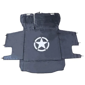 

Pet Seat Proof Covers Dog Seat Covers for Jeep Wrangler JK JL 4-Door 07-19 Hammock with Waterproof Stain-Resistant Hypoallergeni