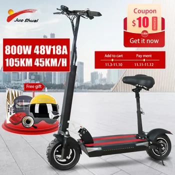 

48V 500W Strong Power Electric Scooter 100KM Distance 26ah Battery Foldable Electric Skateboard Bike Patinete Electrico Adulto