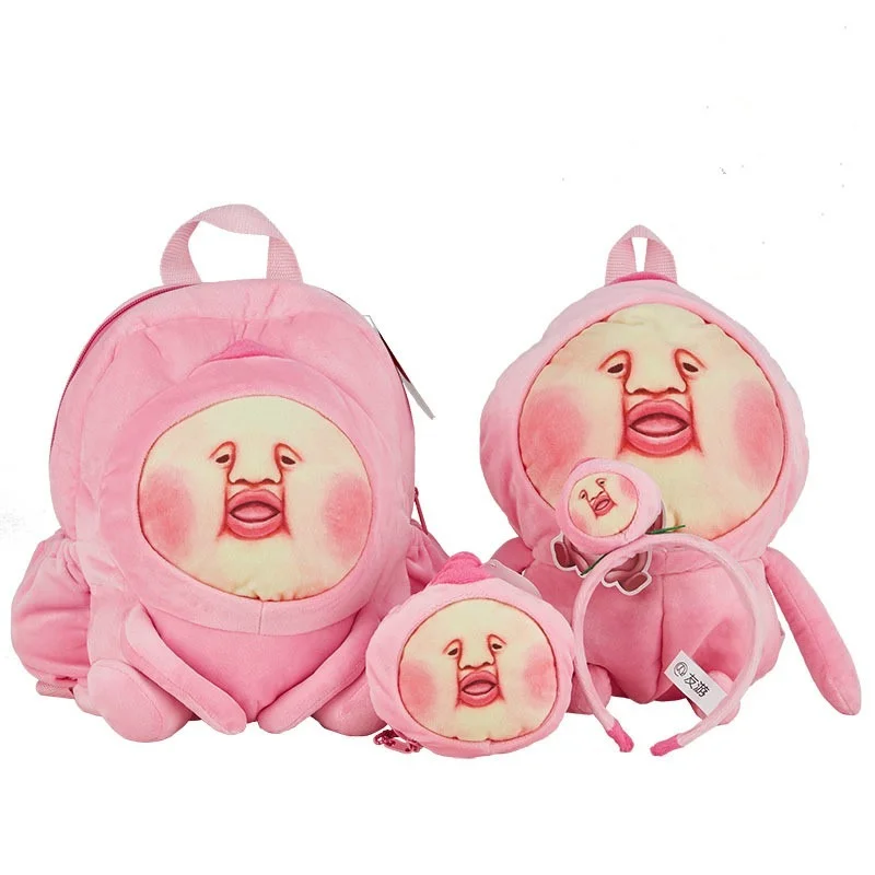 Сказочная ферма оригинальный милый плюшевый рюкзак на плечо с персиковыми