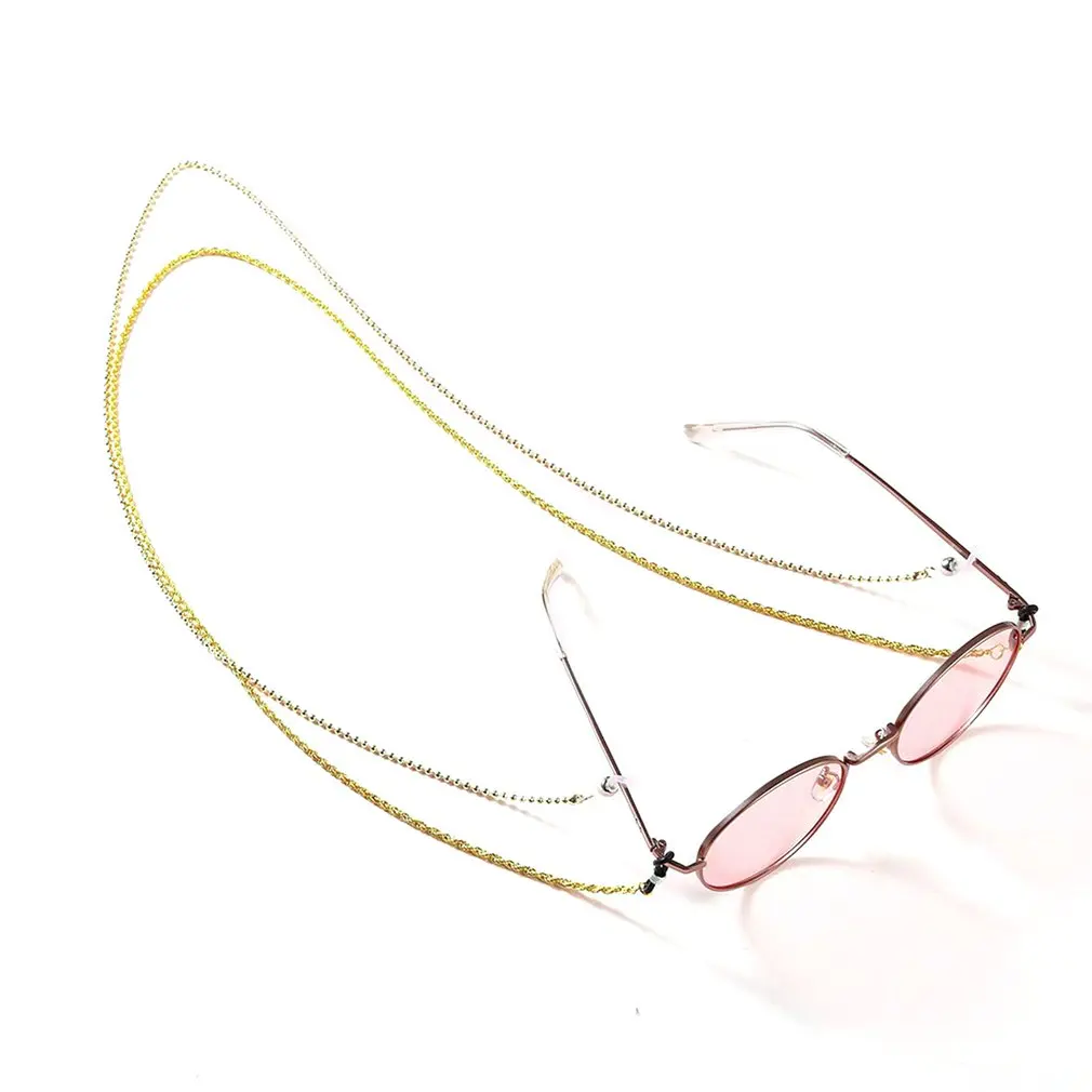 

2Pc Glasses Chain Bz1306 Gold + 1307 Gold Women Fashion Sunglasses Chain Fashion Non-Slip Glasses Rope