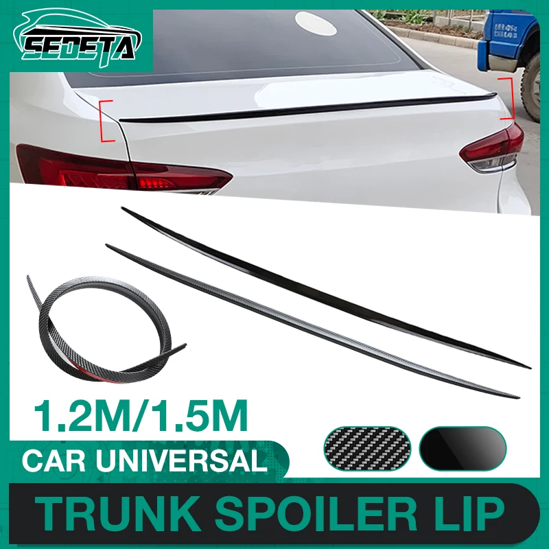 Car Rear Roof Rear Wing Universal Spoiler Bumper Strip Wheel Eyebrow