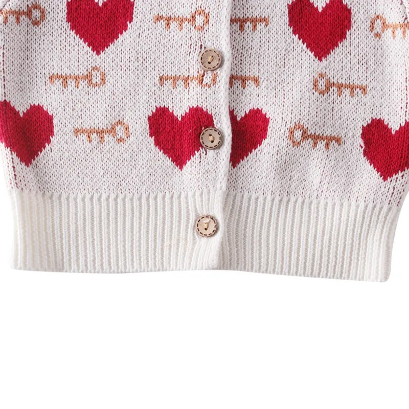 Одежда для маленьких девочек; модные боди для маленьких девочек; трикотажная одежда для малышей; комбинезон для девочек; хлопковый Детский свитер; комплект с жилетом