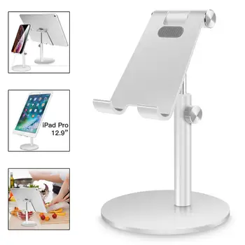

AZiMiYO Desktop Aluminum Alloy iPad stand Metal Desktop Tablet Holder For 4-10.5 inch mobile phone iPhone Holder