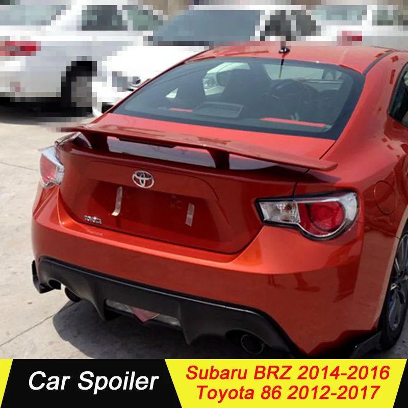 Подходит для toyota 86 gt86 subaru brz 2012- высокое качество АБС пластик заднее крыло задний спойлер