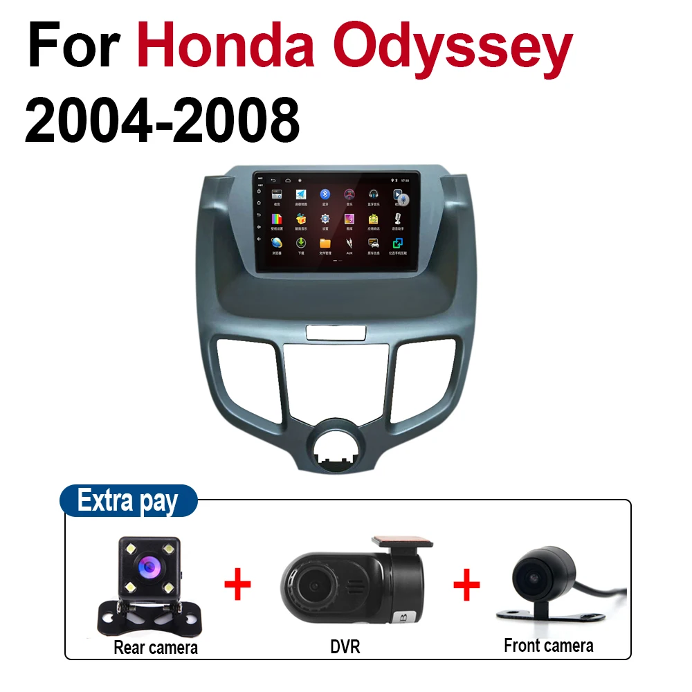 Автомагнитола ZaiXi 2 Din Android для Honda Odyssey 2004 ~ 2008 GPS навигация BT Wi Fi карта