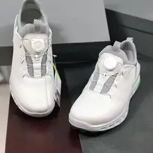 Fashion Golf Shoes Men Genuine Leather Golf Sneakers Shoes Comfortable Outdoor Size Walking 39-46 Walking Big Footwears C5k7