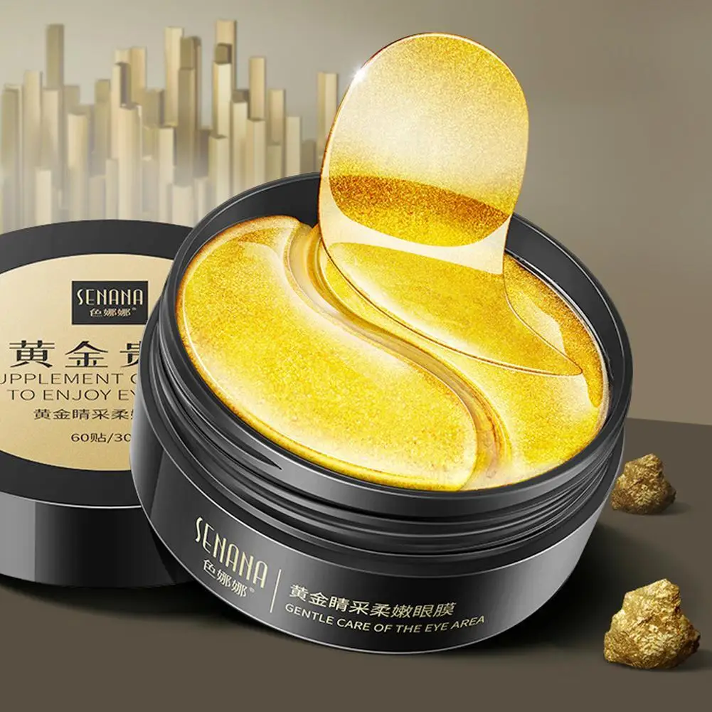 Горячая Hydraterende Collageen накладки на глаза Masker Tegen Rimpels Donkere Kringen Ogen Zakken подушечки Ageless Hydrogel Slapen патчи