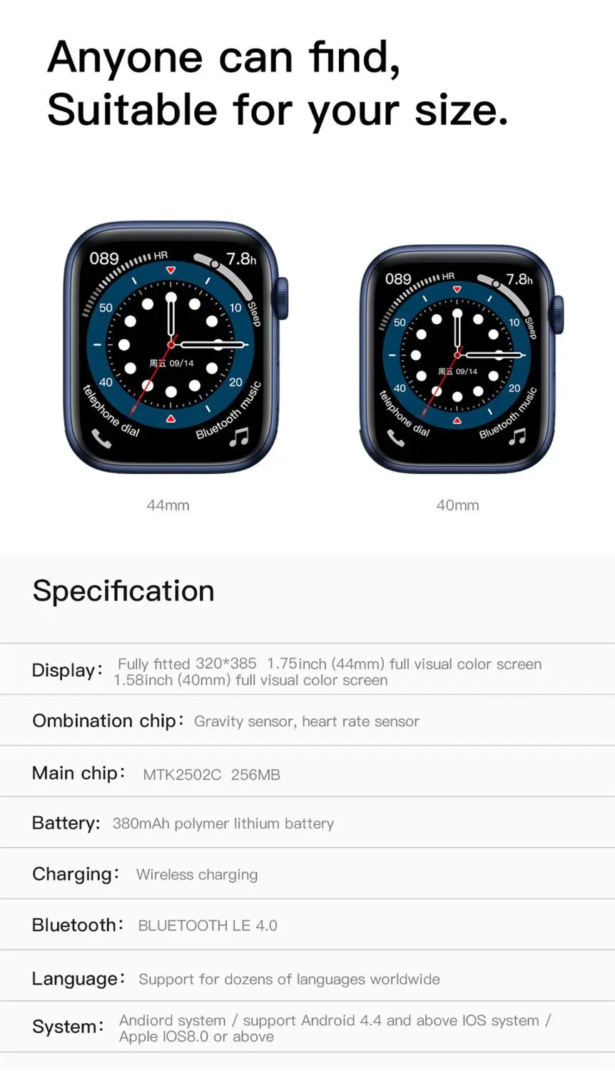 US $320.00 6pcs W56 IWO 13 PRO smart watch
