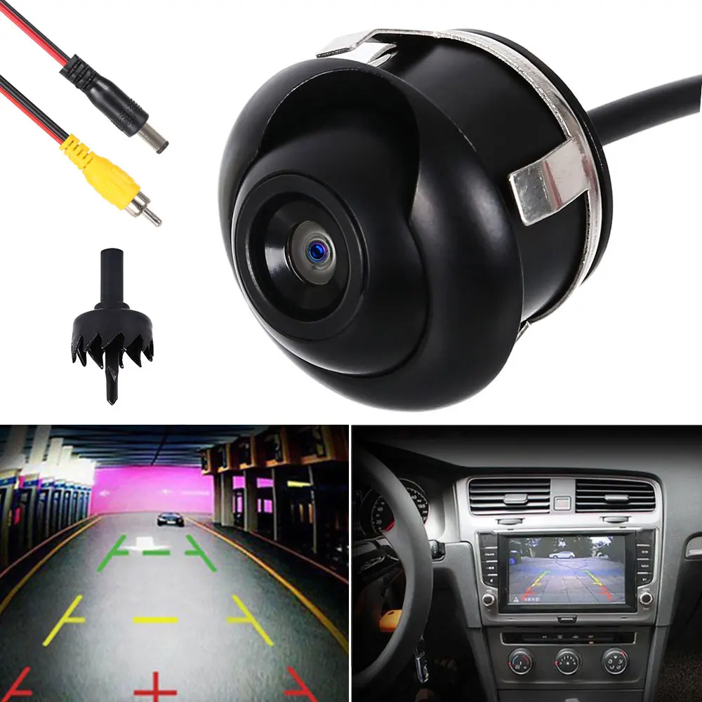 

HD Night Vision 360 Degree Car Rear View Camera IP68 Waterproof Auto Rear View Camera Back Reverse Side Reversing Backup Camera