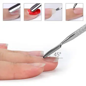 

3pcs/set Nail Tool Pedicure Tools Stainless Steel Cuticle Spoon Skin Cuticle Scissors Nipper Trimmer Clipper Cutter Remover