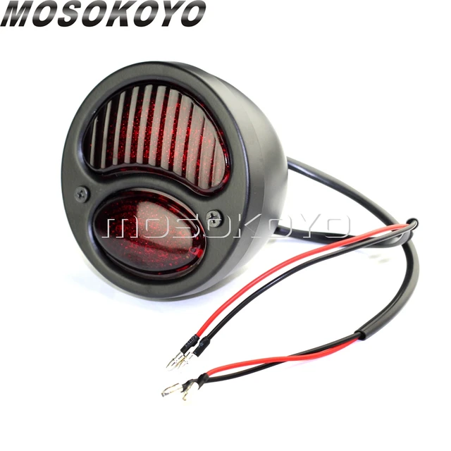 オールドスクールレトロオートバイ12v ledテールライトハーレー