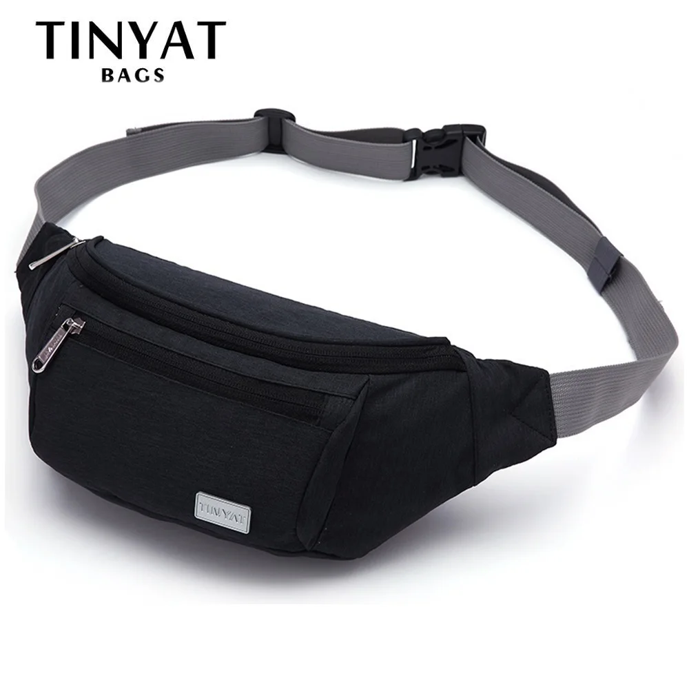 Unisex Canvas Crossbody Fanny Pack Casual Waist Bag