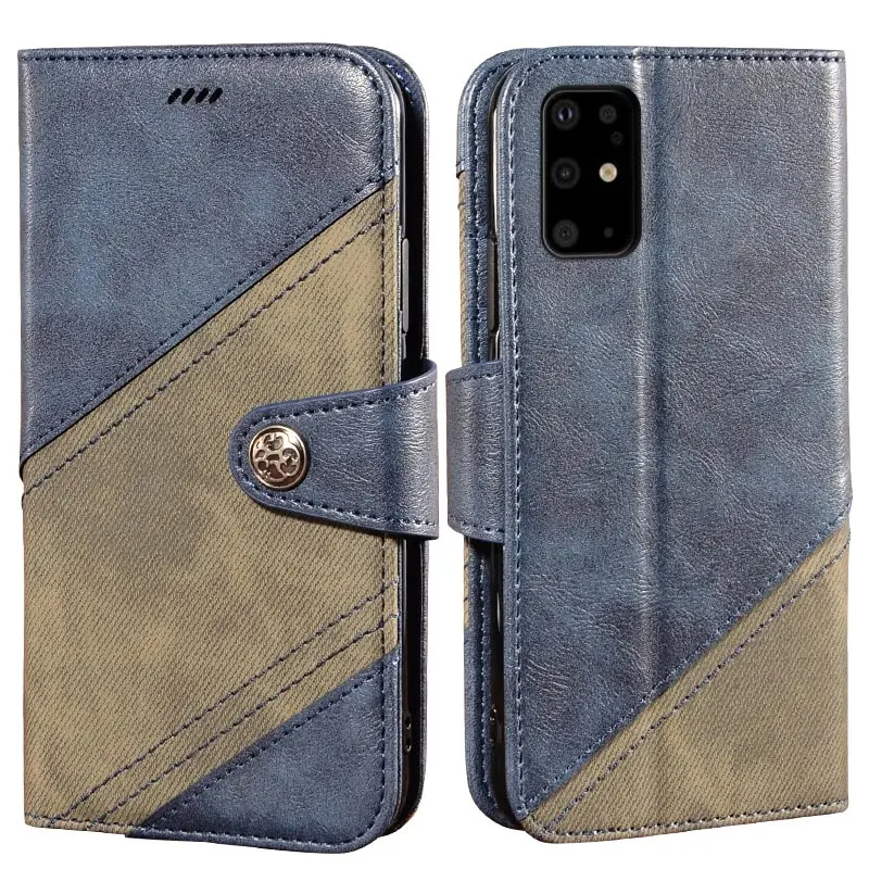 Чехол-книжка для Samsung Galaxy S20 + 6 7 Кожаный противоударный чехол-бампер чехол-книжка |