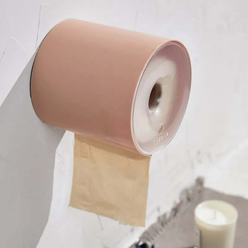 Бытовой пластиковый держатель для туалетной бумаги, бесплатный Пробивной рулон, лоток для бумаги, водонепроницаемая ткань для ванной