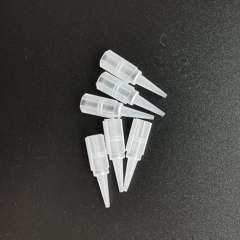 100pcs/lot Plastic Semi Permanent Makeup Tattoo Caps Eyebrow/Lip Tattoo Needle Tips Matched For 1R Needles Accessories