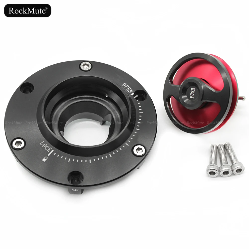Крышка топливного бака мотоцикла для Kawasaki Ninja 300/EX300 2013-, Ninja 250/EX250 2008-2012 БЫСТРОРАЗЪЕМНАЯ крышка без ключа