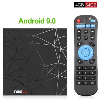 

2020 T95 Max Android TV Box Android 9.0 Allwinner H6 Quad Core 6K HDR 2.4GHz Wifi Google Media Player IPTV Smart Set Top Box