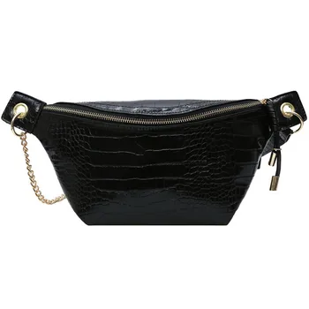 

Waist Bag Women Pu Leather Fanny Pack Fashion Belt Bag Women Phone Pouch Casual Black Chest Bags Girls Shoulder Bags Heuptas