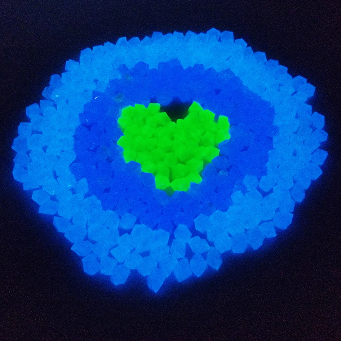 300pcs/600Pcs 14mm Luminous Stones Glow In The Dark Pebbles Glow Gravels For Yard And Walkways Home Decoration Accessories New
