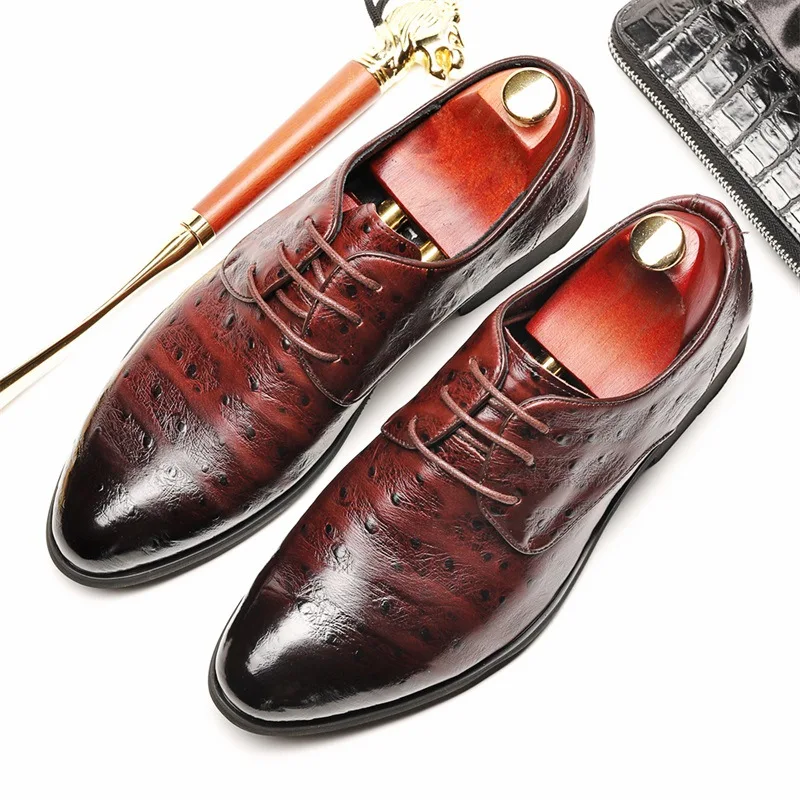 

New Men Shoes Spring Autumn Formal Business Shoes Men Dress Office Luxury Shoes Men Breathable Casual Shoes