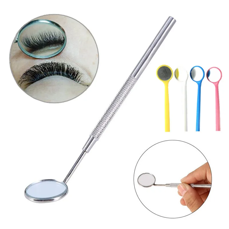 Espejo Dental Para Boca, multifunción, control de extensión de pestañas, acero inoxidable, blanqueamiento Dental, limpieza Oral, accesorios de pestañas, herramientas