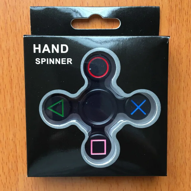 New Style Aluminium Alloy Fidget Spinner Crusader Game Remote Control Marking Figure Spiral Pressure Reduction Toy