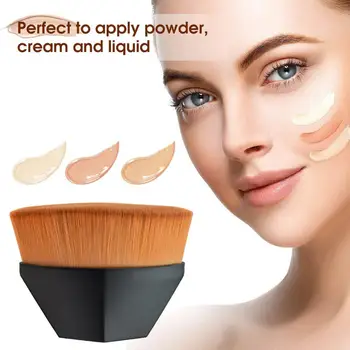 

Hexagon Rhombic Short Handle Magic Foundation Makeup Brush High Quality Liquid BB Cream Blush Powder Brush 40a