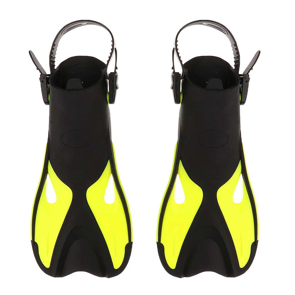 Adjustable Unisex Scuba Diving Flippers Fins Snorkeling Gear Swim Pool Training Gear Fins Shoes for Water Sports