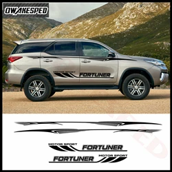 1 Set Car Whole Body Stickers For-Toyota Fortuner SUV Auto Door Side Waist Line Strieps Exterior Accessories (3)_副本
