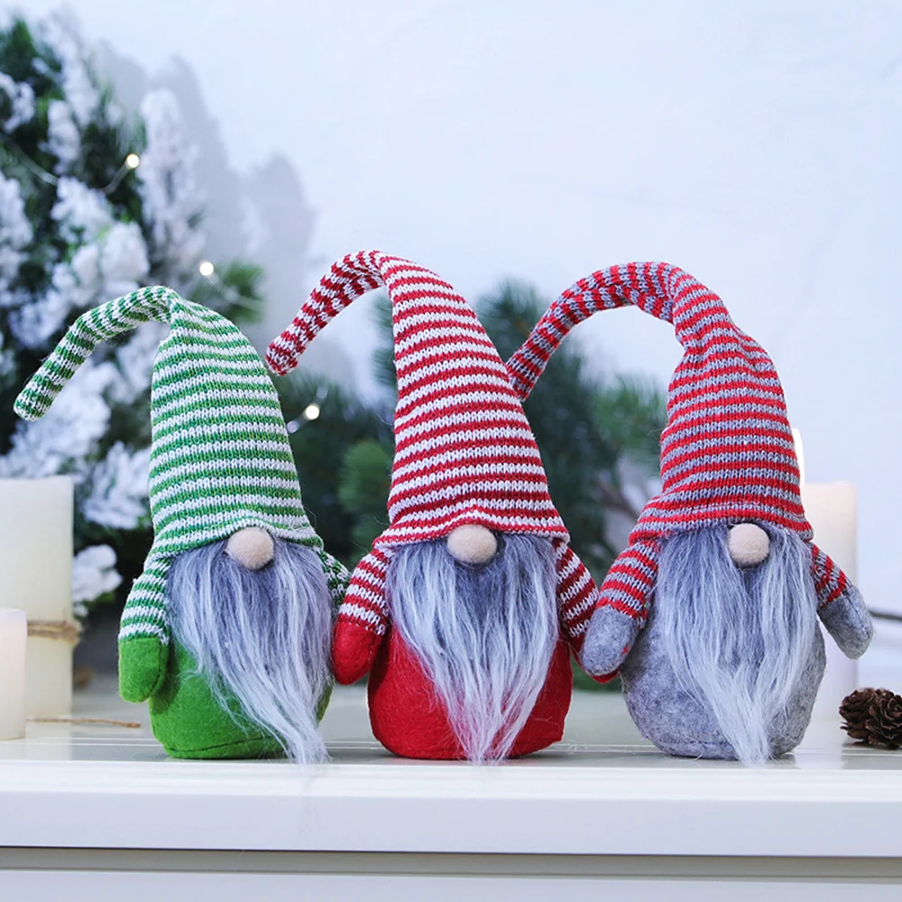 Шведский милый Gnome Tomte Санта Клаус Рождество хлопок Повседневная кукла домашний Декор дети подарки один предмет