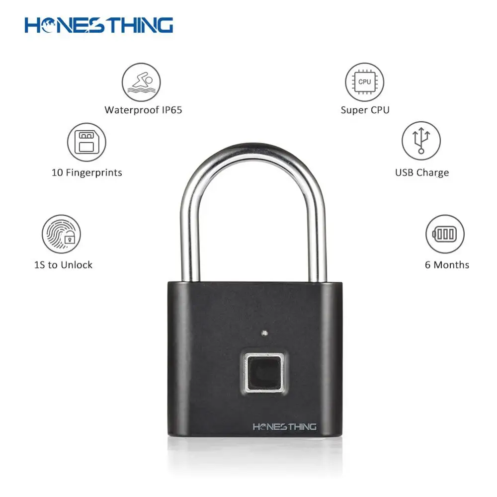 HonesThing портативный смарт-сканер отпечатков пальцев водонепроницаемый USB