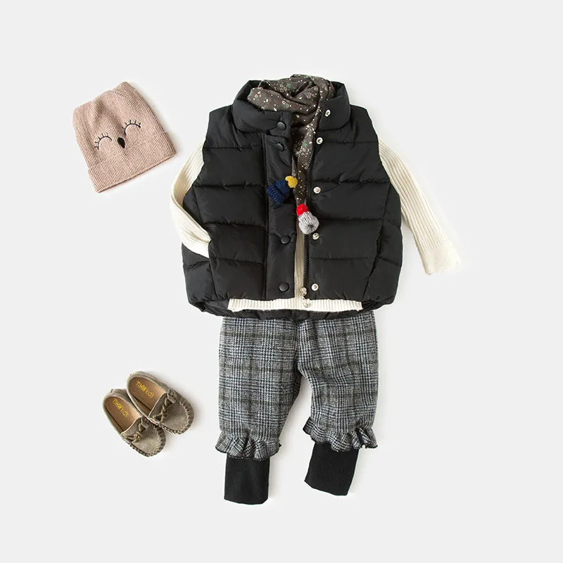 

Akz052 Baby Girls Brushed And Thick Pants 2018 New Style Autumn And Winter Outer Wear CHILDREN'S Garment Winter Trousers 3-Year-