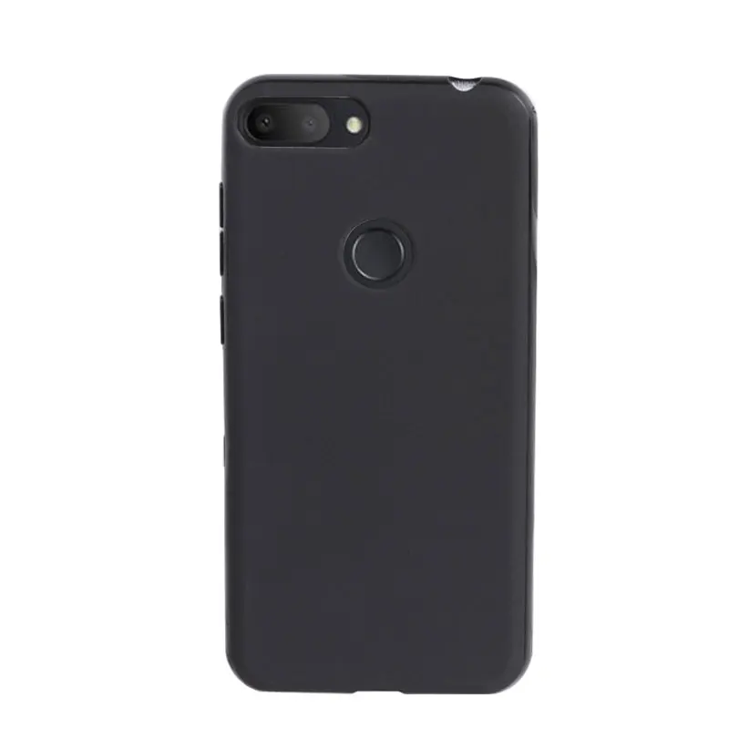 Для Alcatel 1 S силиконовый чехол для телефона для Alcatel 1 S 5024D 5024Y 5024K 5024 мягкий чехол Ультратонкий силиконовый черный чехол из ТПУ - Цвет: Черный